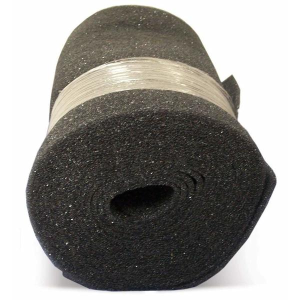 Duraflow Filtration Air Filter Foam Roll Media, 30 x 25 x 1/4, Dark Gray F302525